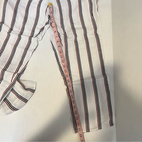 NWT Revolve x Tavik Calder Pant in White Stripe | Size L - Picture 12 of 12